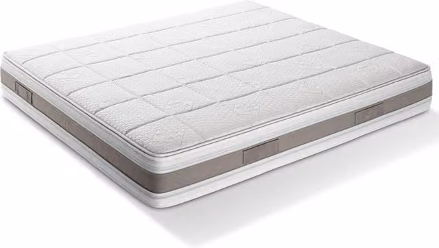 Materasso Premium DaunenStep con Micro-Molle e Cachemire Bianco per Adulti