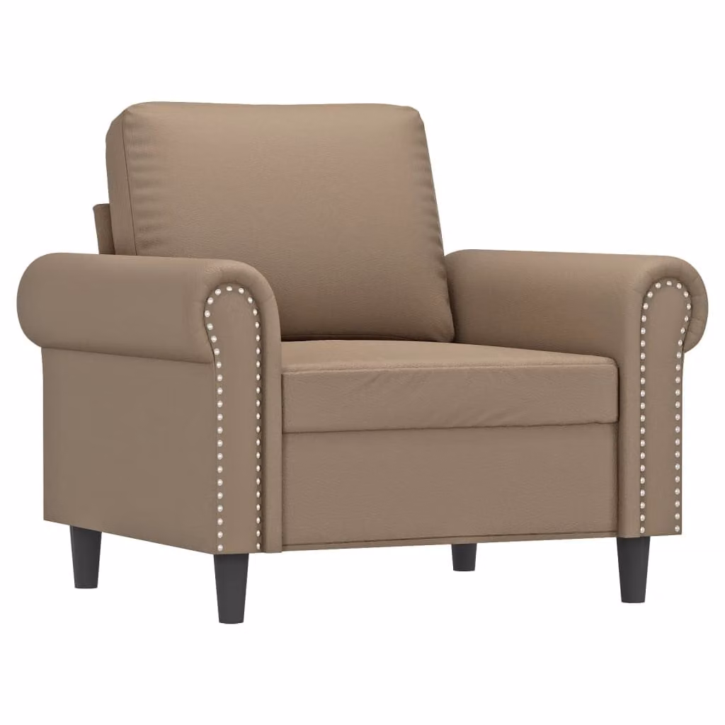 Poltrona Cappuccino 60 cm in Pelle finta