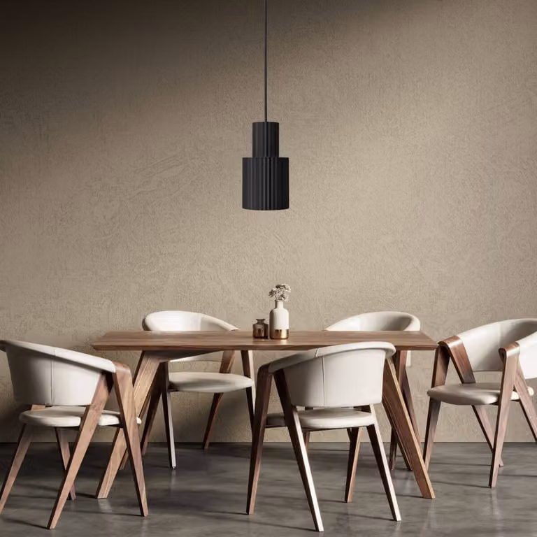 Lampada a sospensione Tokio, nera, attacco E27, design industriale, 1 luce