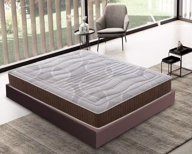 Materasso Matrimoniale 200x200 in Memory Foam - 13 Zone di Comfort - Alta densità  - Reversibile - Ortopedico - Rigidità  H3
