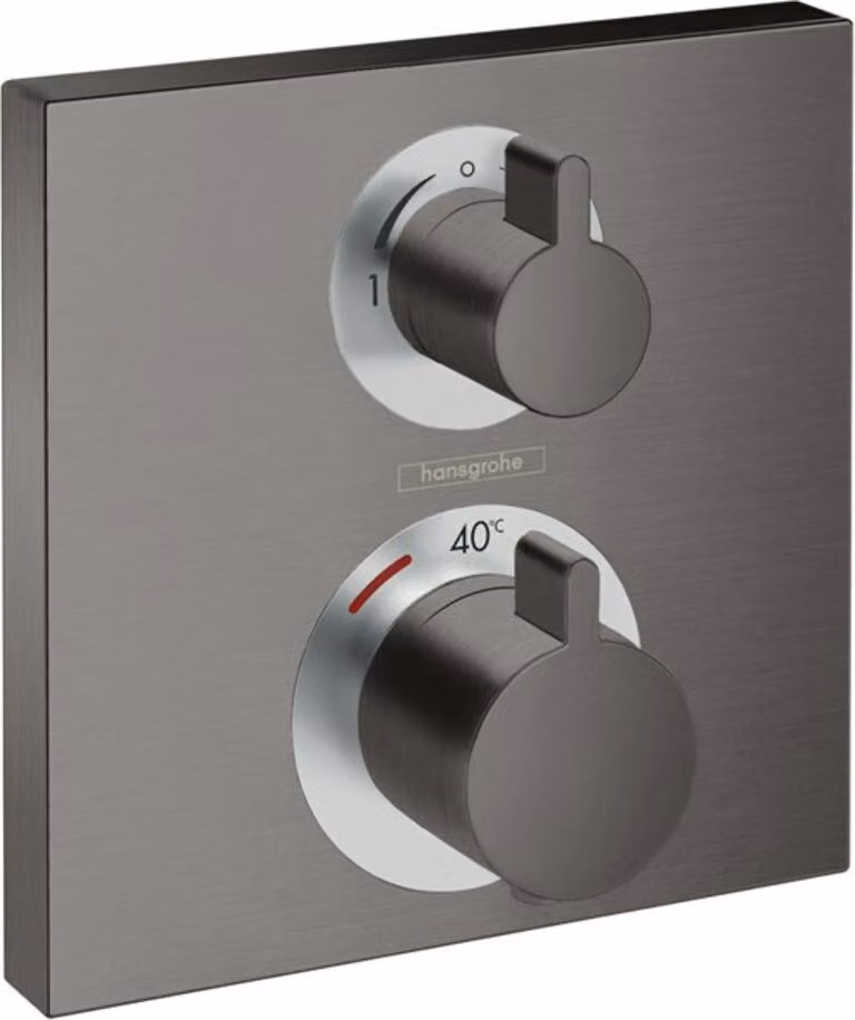 Termostato ad incasso Ecostat Square ready set 2 consumatori BBC