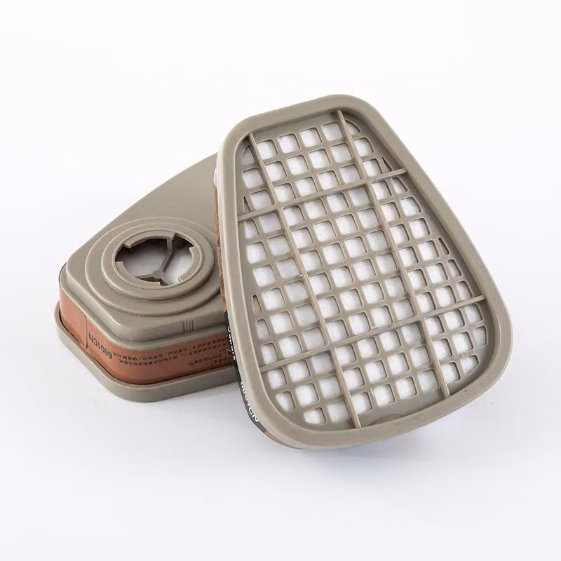 Mascherina semimaschera per protezione respiratoria - 20 cartucce filtranti + 2 filtri - Filtri di ricambio per maschere protettive 6100, 6200, 6300, 7502, 6800 - Adatte per polveri e lavori di manutenzione