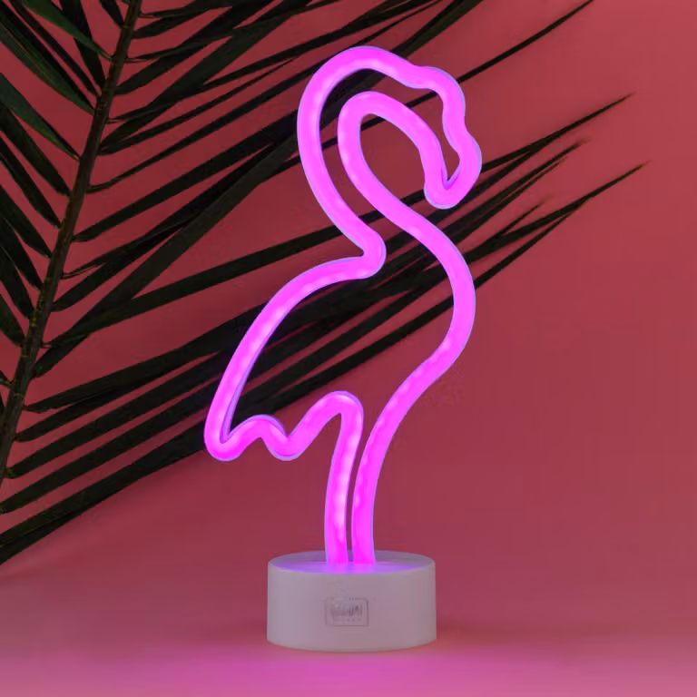 È Un Segno - Lampada A Led Effetto Neon - Fenicottero