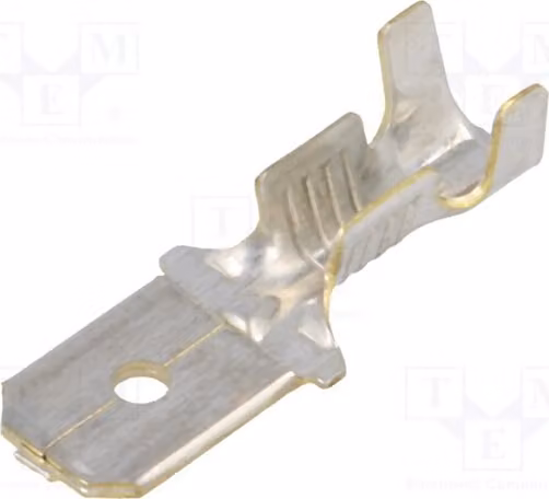 20 connettori: piatti, per cavi da 1÷2,5 mm², con terminale maschio da 0,8 mm e connettore da 6,3 mm, adatti per cavi isolati, modello BM 02281