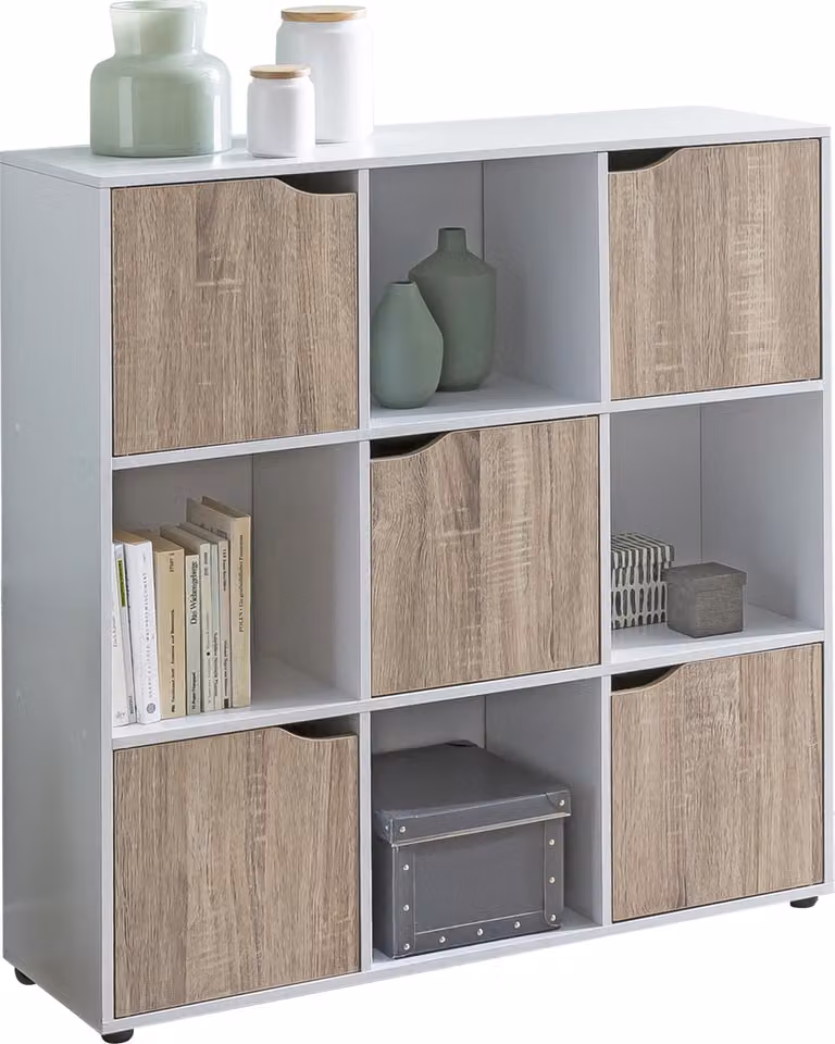 Credenza SAMO 89 x 91 x 29 cm Libreria con 9 scomparti