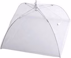 Coprivivande ad ombrello Metaltex Bianco L/P/H: 35 x 35 x 35 cm