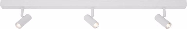 Nordlux Faretto LED da soffitto Omari in bianco 3,2W 1080lm a 3 fiamme