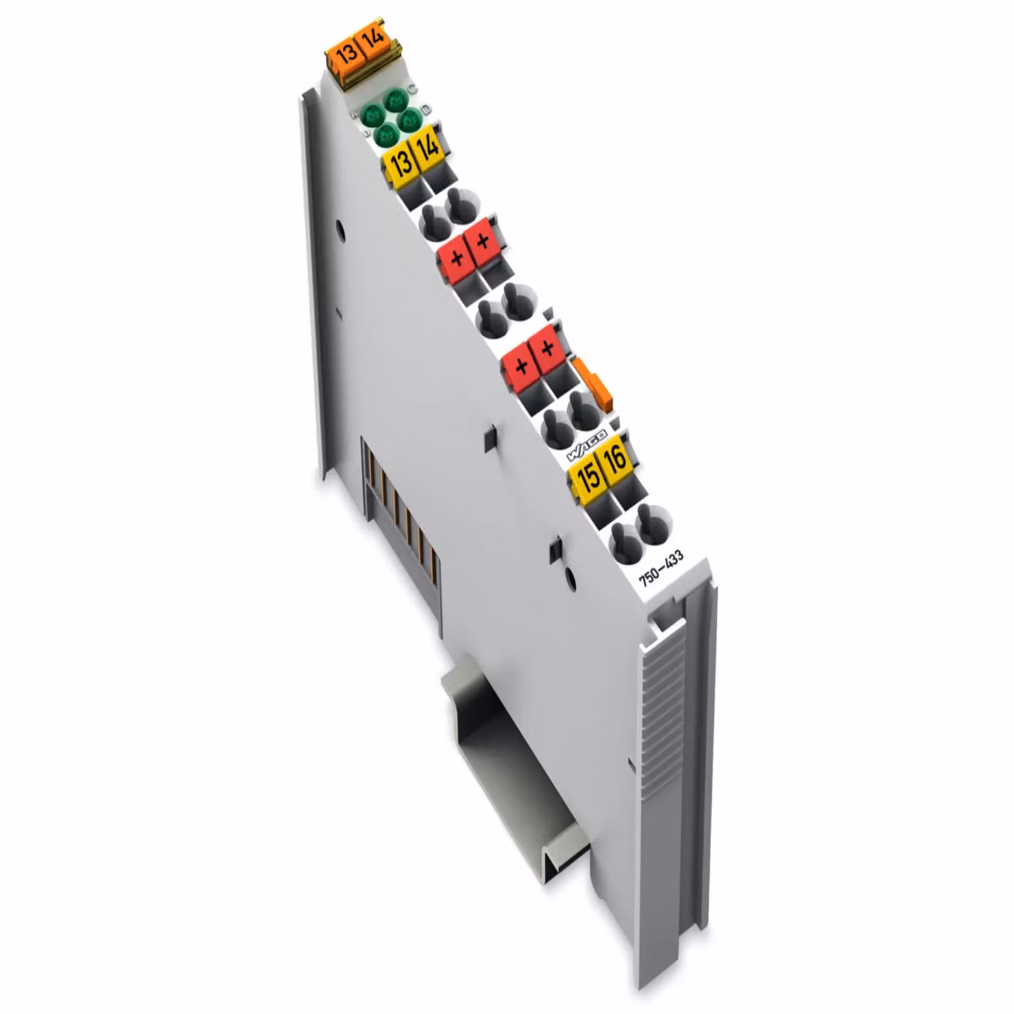 Wago 750-433, 4 canali, 0,5 kV, ingresso, 24 V, 12 x 100 x 69,8 mm