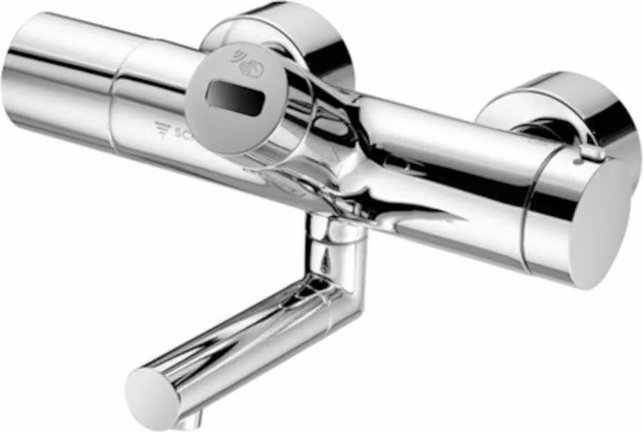 SCHELL Schell VITUS VW-C-T rubinetto per WC a parete termostatato con disinfezione cromo 210mm