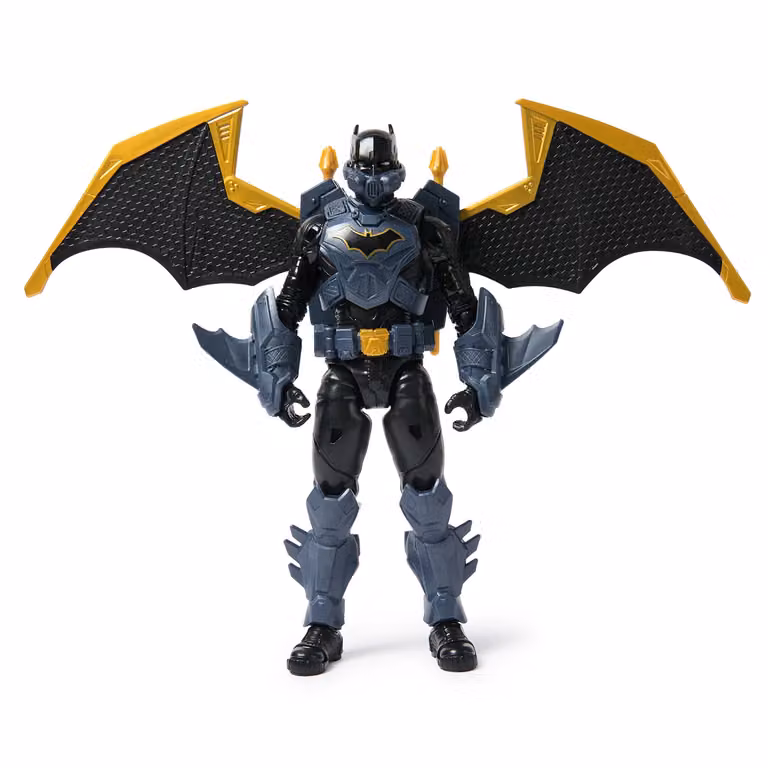 Spin Master Batman Adventures Batman Night Sky Action Figure DC nera con accessori, Altezza: 30 cm