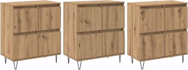 Credenza | Sideboards 3 pcs Rovere artigianale