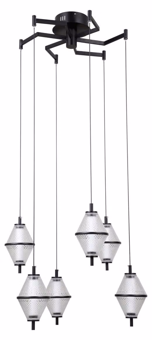 Lampada a sospensione LED 30W FUENTE PND-34395-6-BK Italux