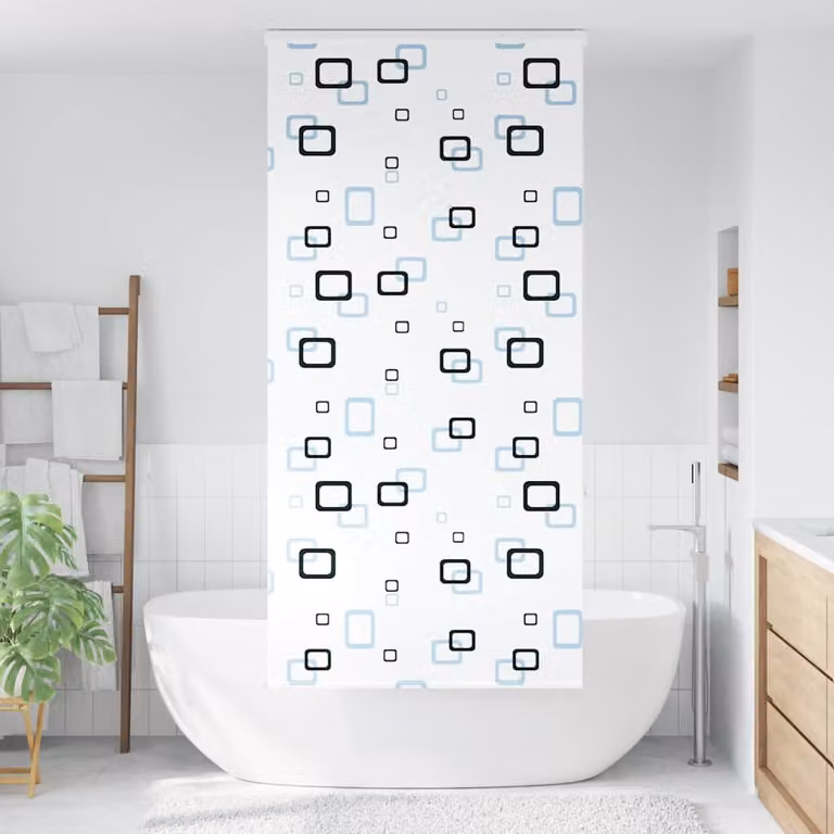 vidaXL Tenda a Rullo Doccia con Cassonetto 100x240cm Larghezza Tessuto