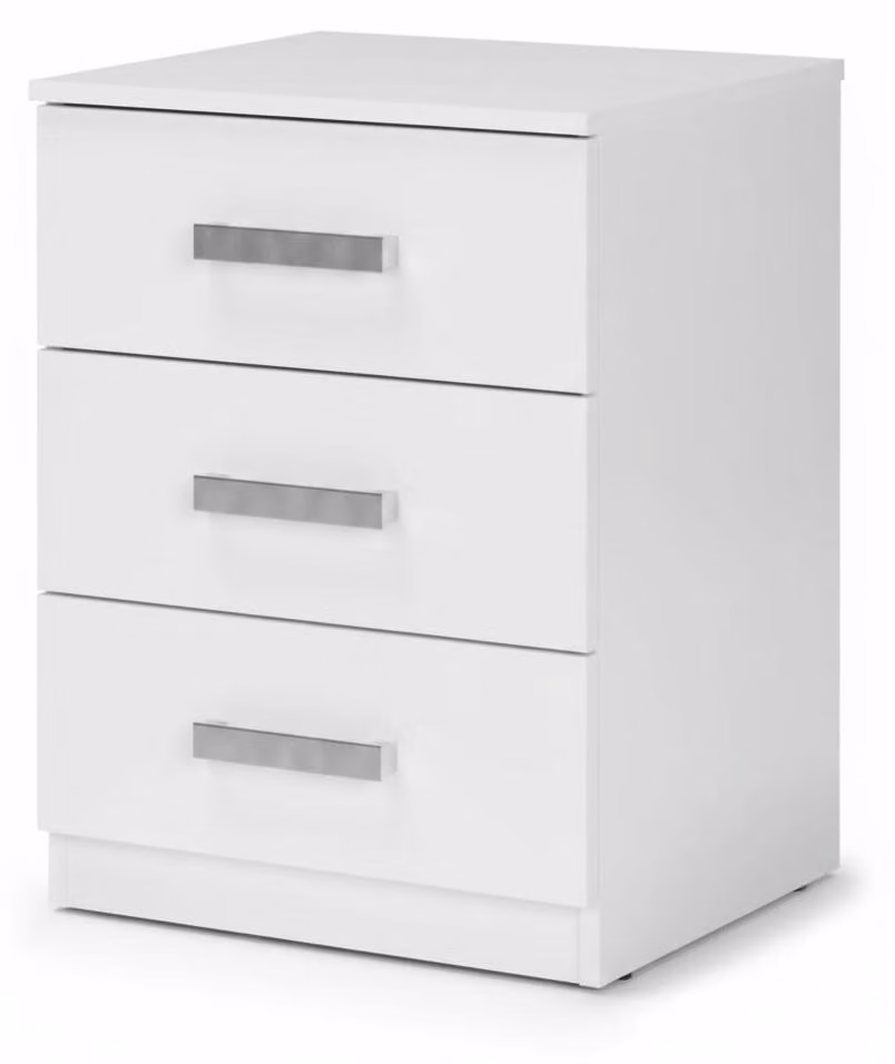 Comodino elegante dal design moderno, con ampio spazio di stoccaggio