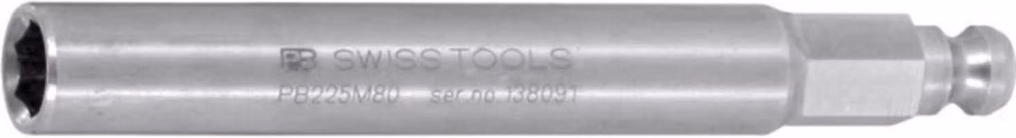 PB Swiss Tools Lama da 8 mm, con magnete porta-inserti da 1/4 di pollice, 80 mm