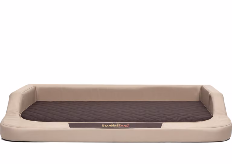 Cuscino per cani Cesto per cani Divano per cani Ortopedico per cani da compagnia Lavabile - Medico Standard - 75 x 50 x 15 cm [taglia: L] - Beige con marrone