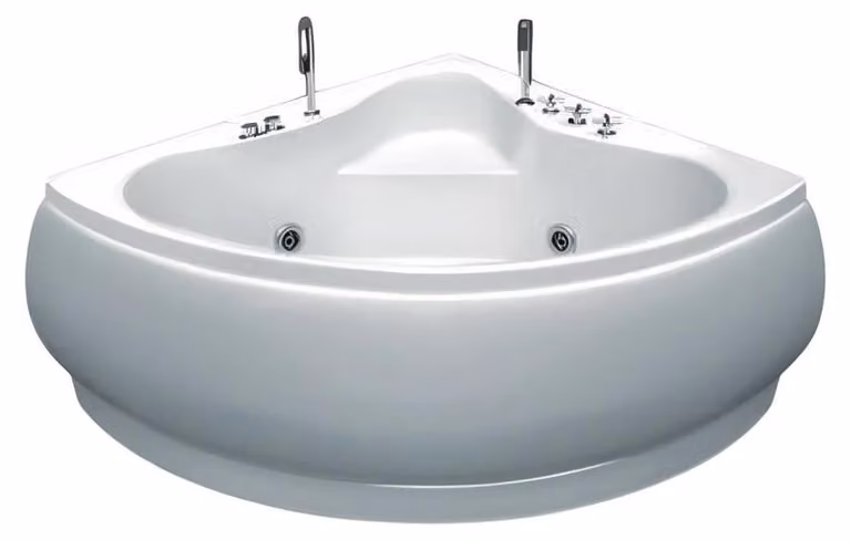 Massage Badewanne Whirlpool Spa Whirlwanne Hydromassagewanne 135x135 cm