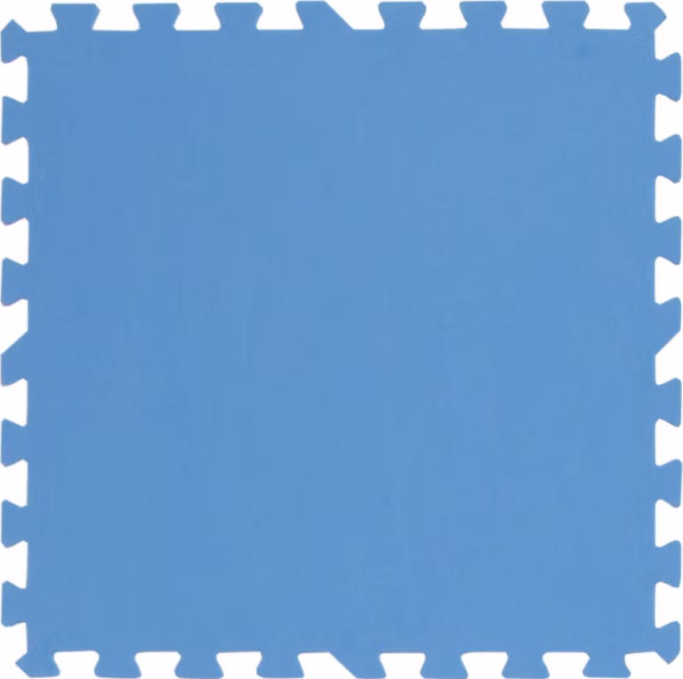 Tappetino protettivo per pavimenti 50x50 cm, confezione da 16 pezzi, blu, 4 m²; tappetino con sistema a incastro, antiscivolo, isolante, per piscina, piscina per bambini, palestra e lavatrice