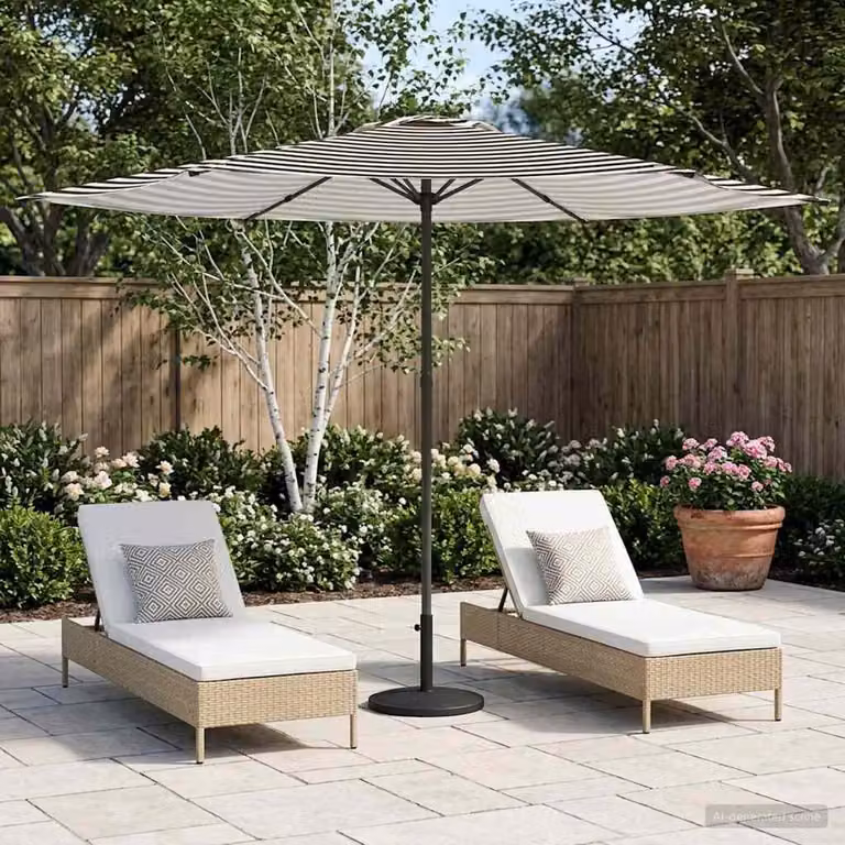 Maison Exclusive - Ombrellone da giardino rettangolare, 3 x 3 metri, in poliestere