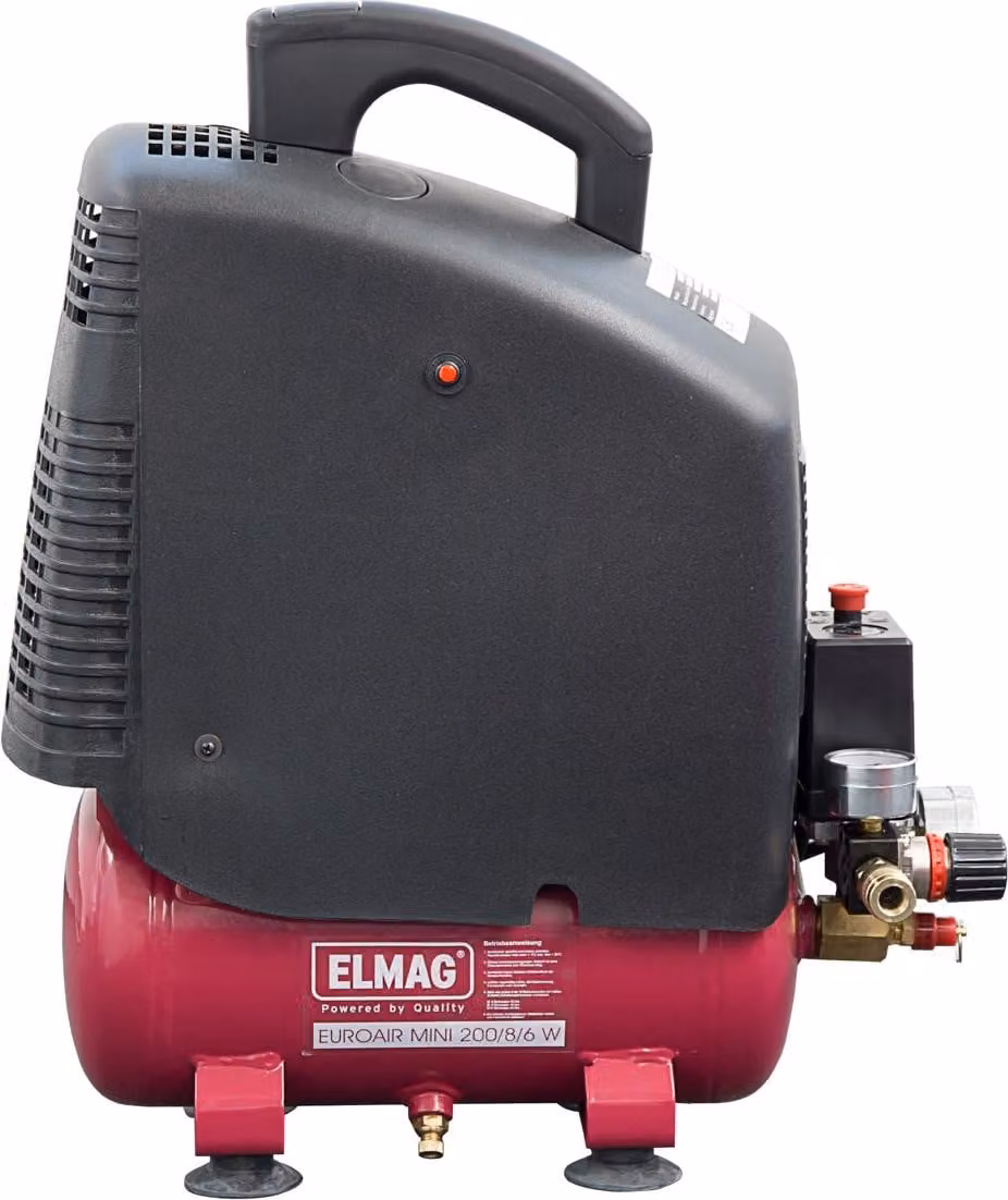 Kompressor EUROAIR MINI 200/8/6 W - 'SET-AKTION':