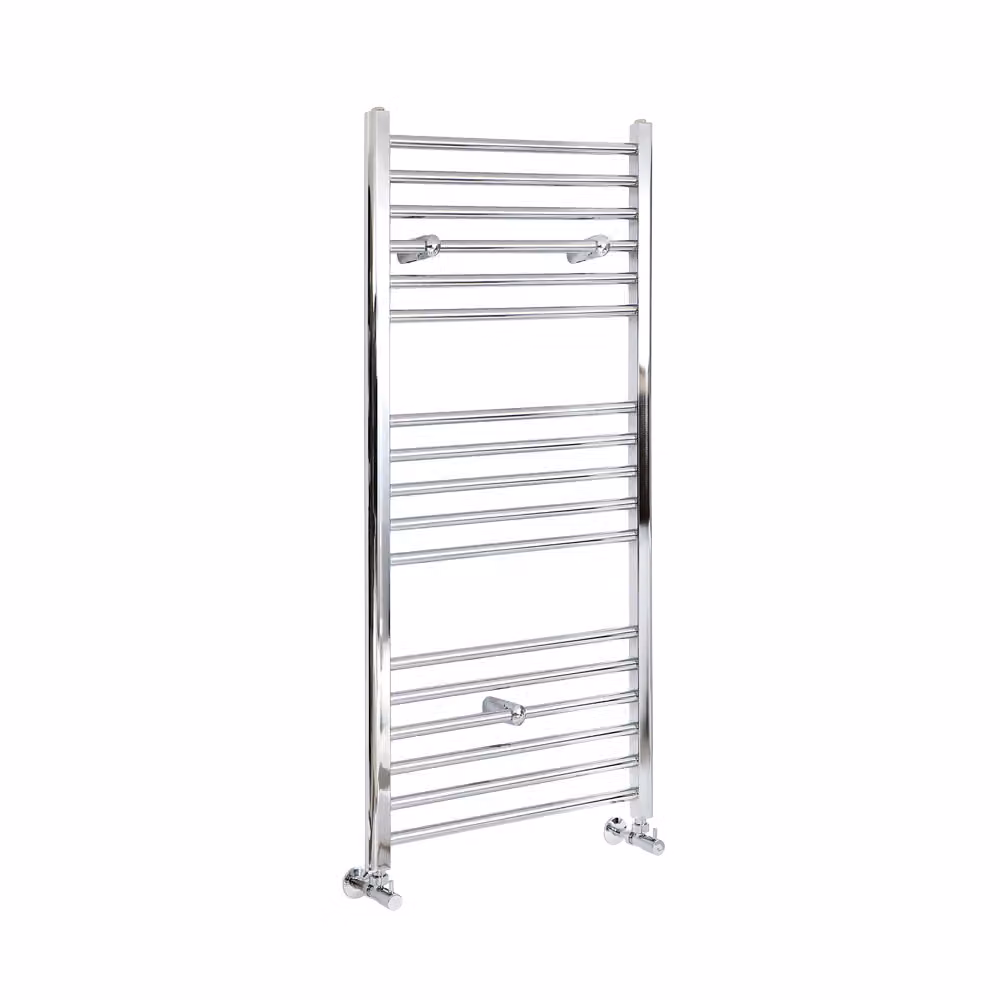 Scaldasalviette di Design Cromato - Termoarredo Bagno Piatto - 1200 x 600mm - 360W - Kent