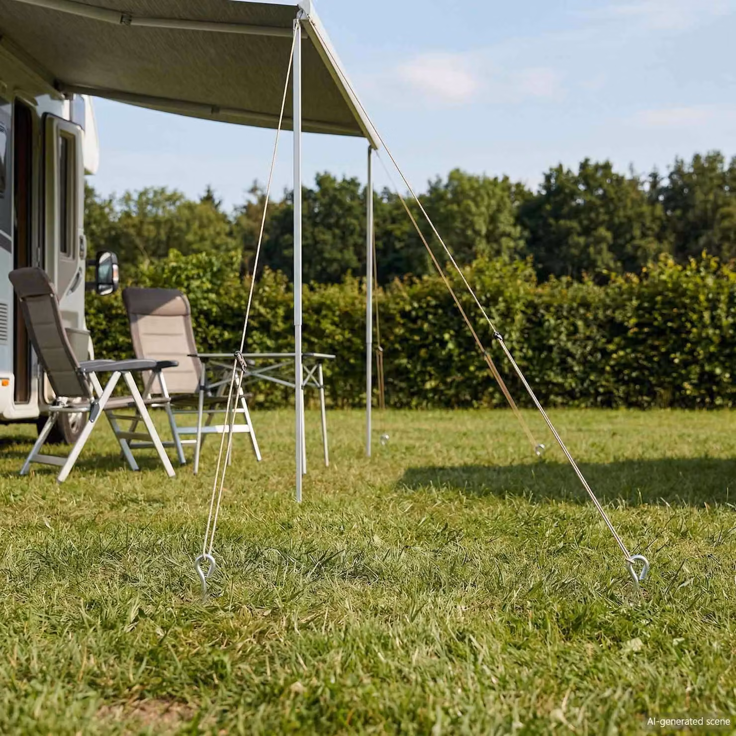 Ancora per Terra 2 pcs Argento Ø10 x 50 cm Metallo Galvanizzato