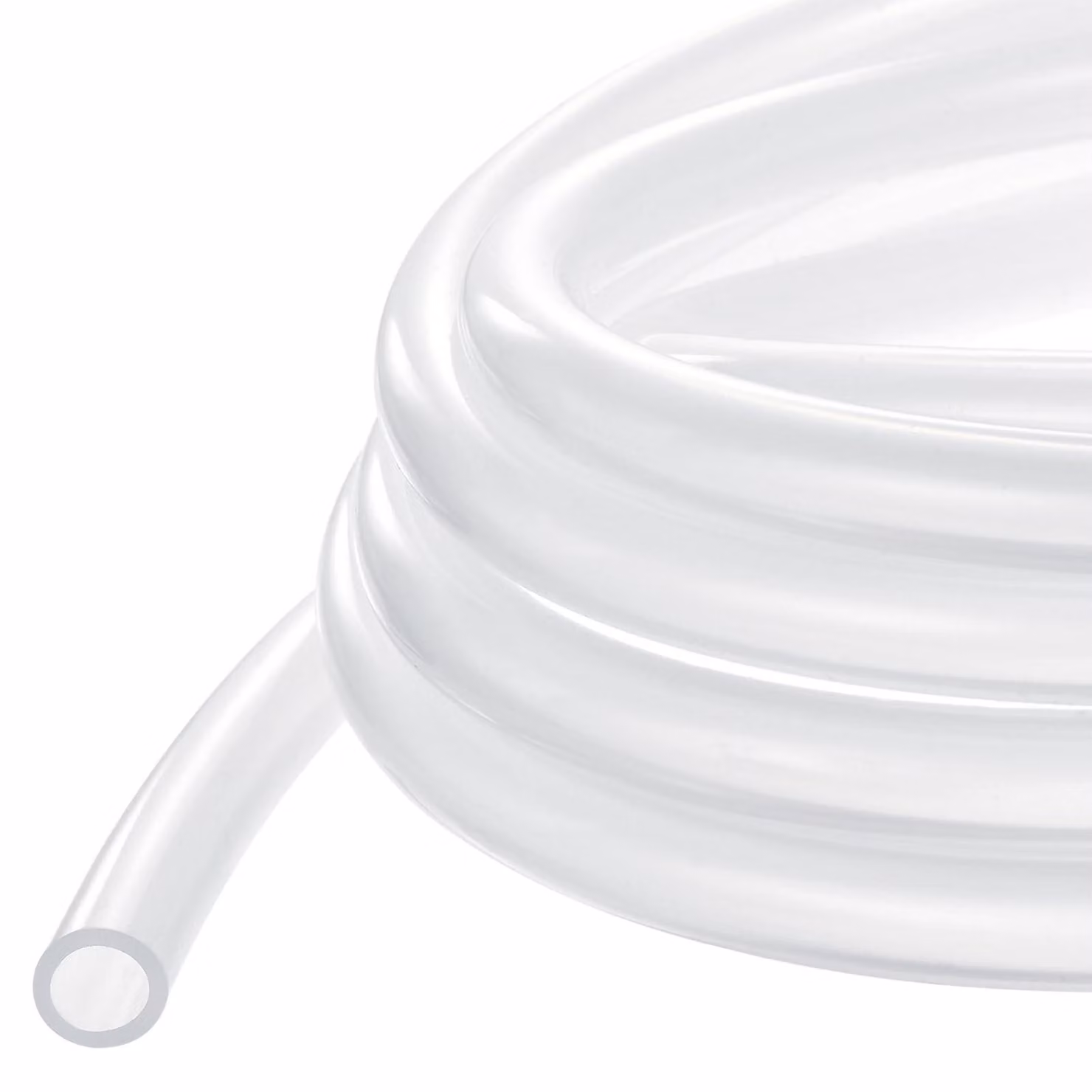 Tubo in silicone per diverse applicazioni - Diametro interno di 15 mm e diametro esterno di 20 mm, lunghezza 3 metri