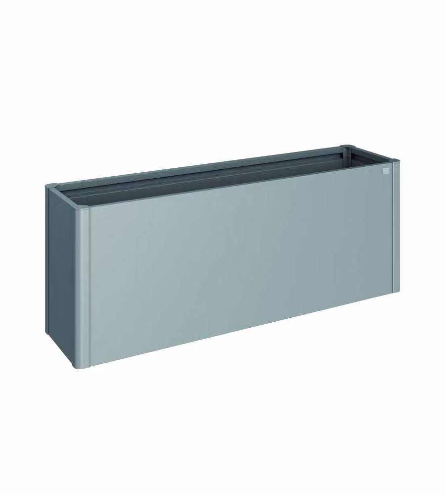Aiuola rialzata Misura 2x0,5 grigio quarzo metallizzato