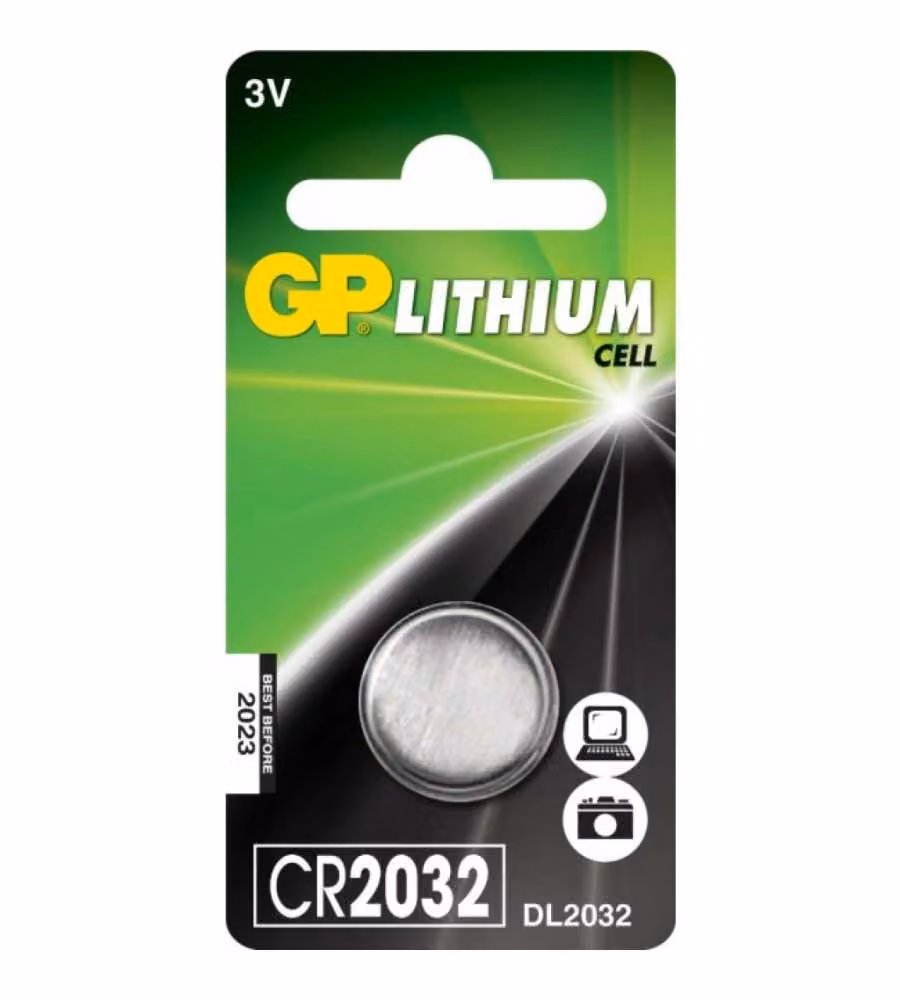 CR 2032-C1 - Batteria Super Litio a Bottone CR2032 (Blister 1 Pezzo)