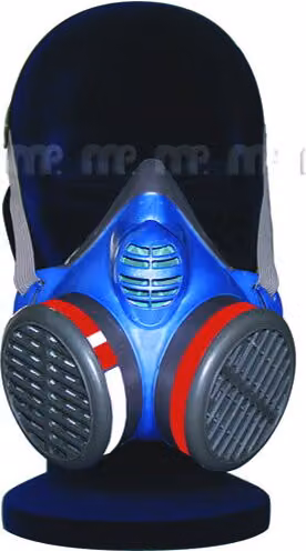 MP Maschera di verniciatura Mezza maschera OneWay incl. 2 pz. Filtri A2