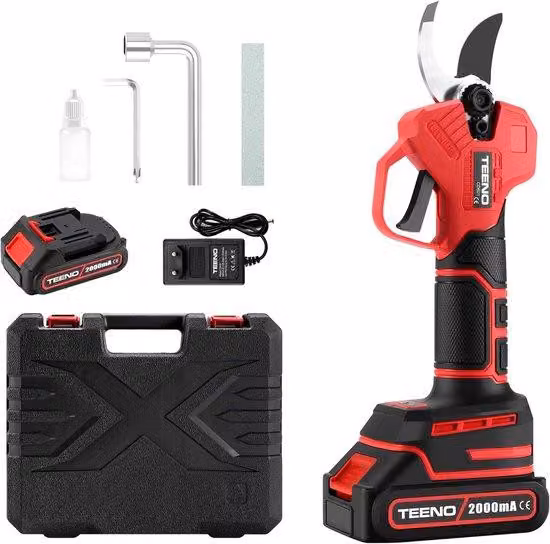 Tagliasiepi a batteria professionale - Forbici da giardino professionali con motore brushless e batteria a lunga durata