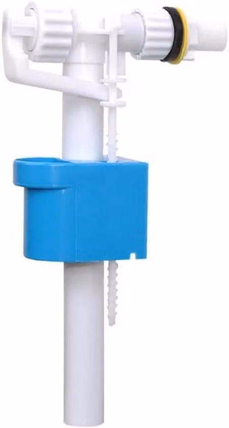 Raccordo a vite in plastica per WC, raccordo a vite da 1/2 pollice, raccordo a vite in plastica per WC con ingresso laterale