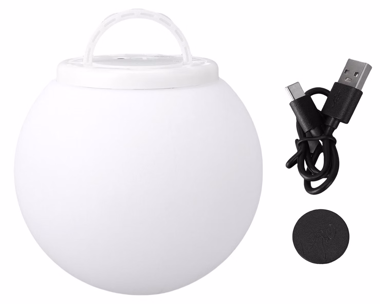 Lampada a sfera luminosa a LED, 15 cm di diametro, impermeabile fino a 10 metri, ricaricabile, lampada d'atmosfera a sfera colorata per fotografia