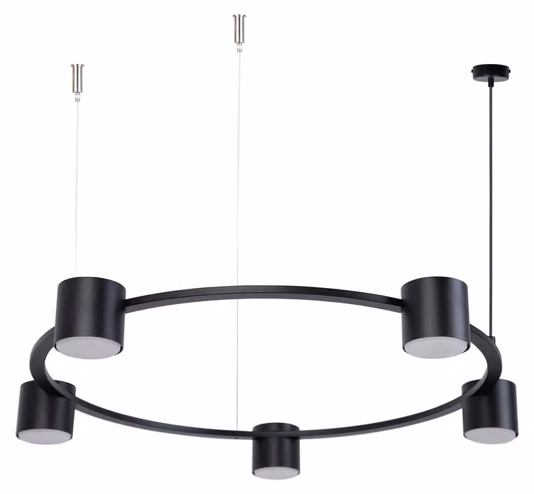 Faretto spot KODO nero 5xGX53x12W in metallo, dimensioni: 150x72x72 cm, IP20, Sigma Lighting