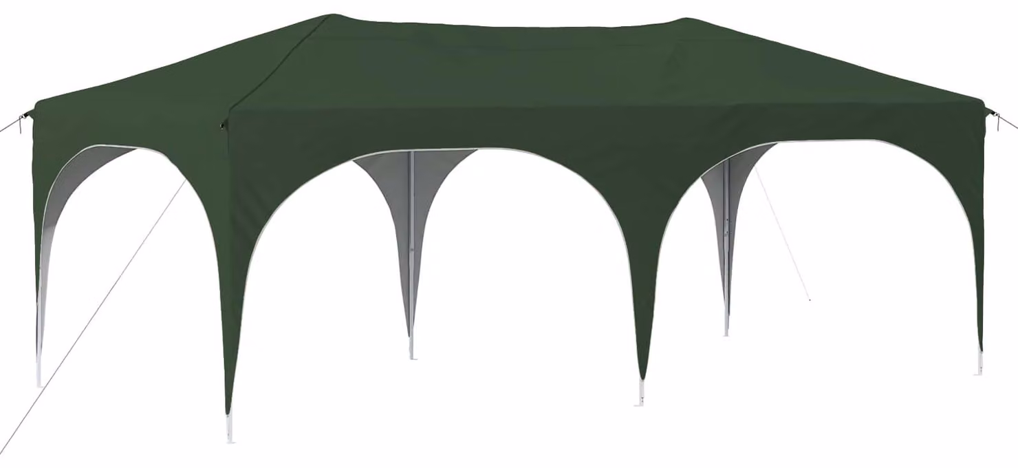 Tenda per feste a pop-up 575 x 288 x 245 cm Verde