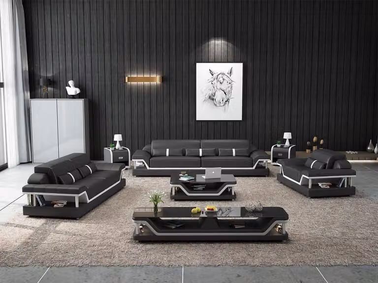 Sofagarnitur 3 2 1 Sitzer Sofa Sitz Couch Polster Garnitur Moderne Couchen