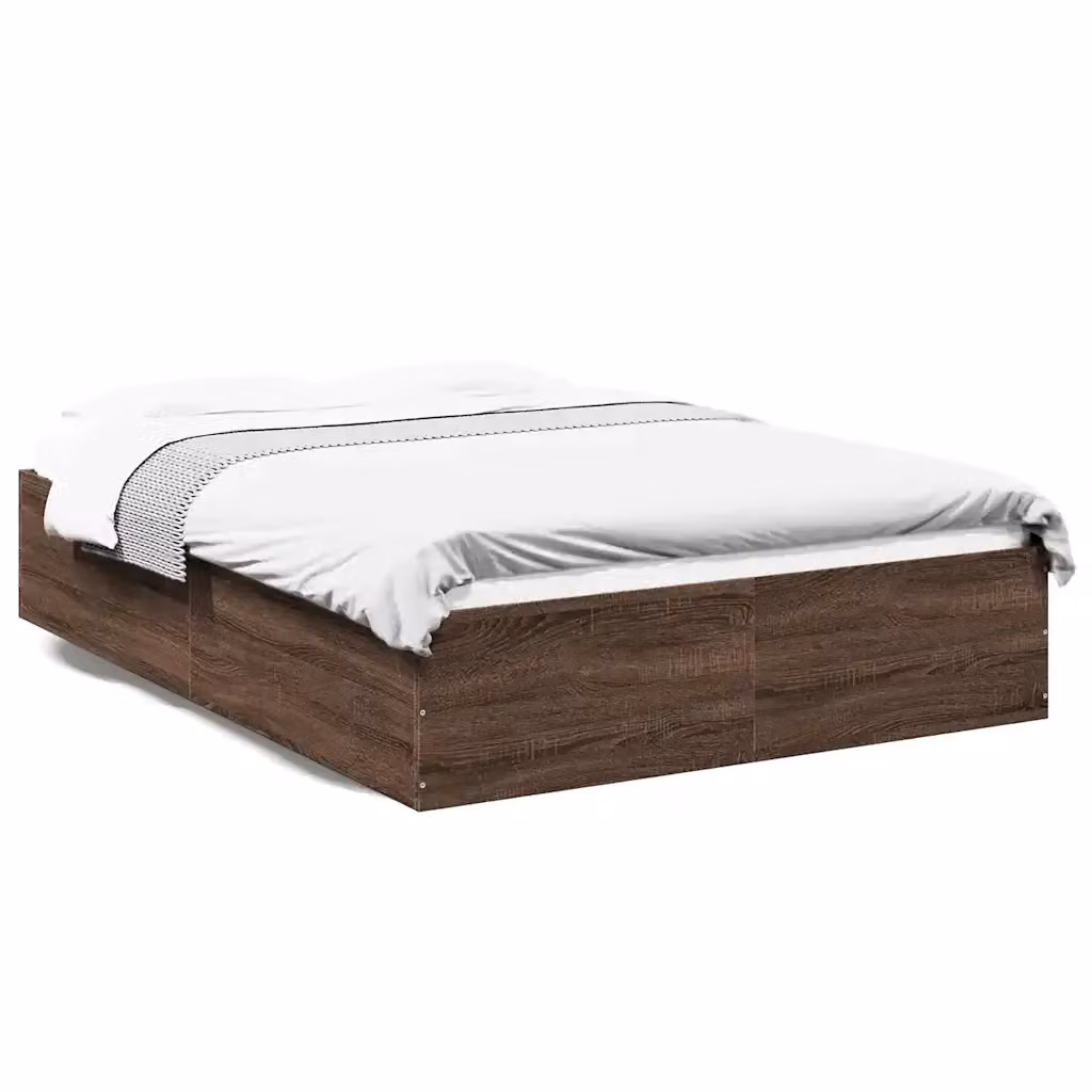 Giroletto vidaXL in legno multistrato color rovere marrone L: 138 cm, P: 193 cm – 2