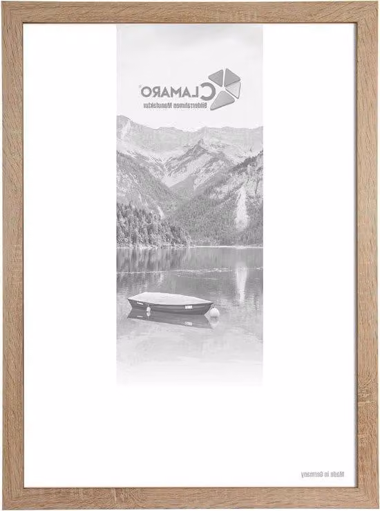 Lampada in rovere - 13 x 98 cm - Lampada da tavolo in legno