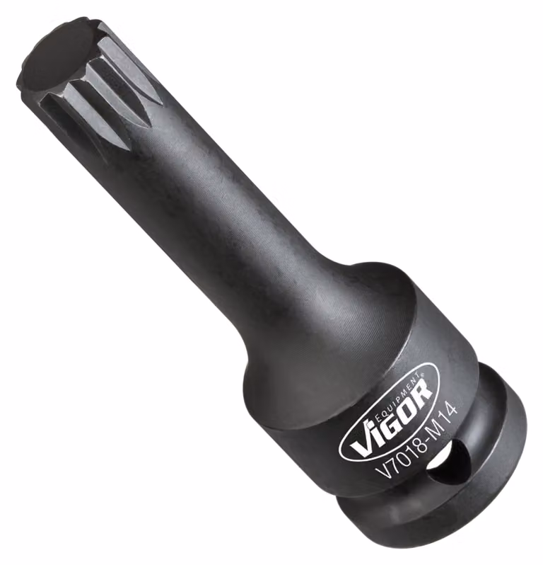 VIGOR Avvitatore a impatto - Inserto per cacciavite V7018-M14 1/2" XZN SW M14