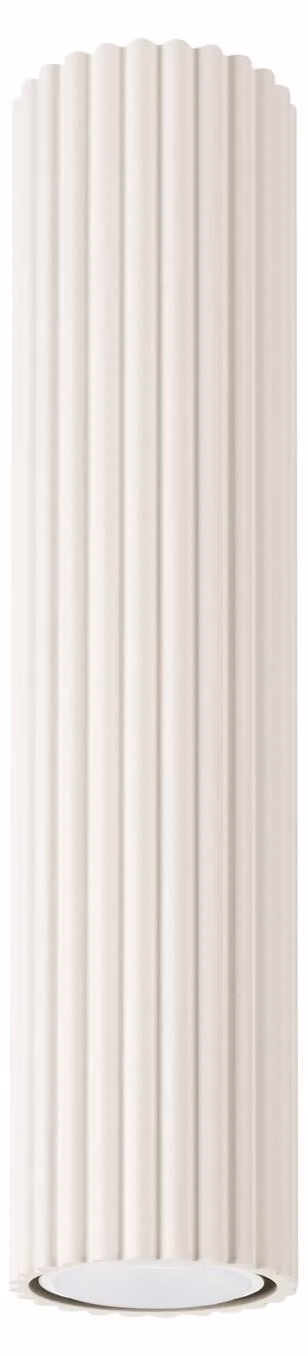 Lampada da soffitto KARBON 30 beige 1xGU10 10W alluminio 30x6.5x6.5cm Sollux Lighting