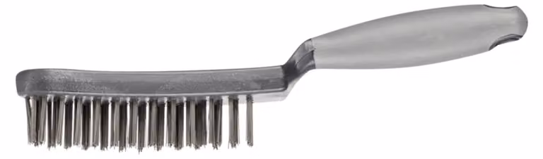 PFERD TOOLS spazzola manuale con corpo in plastica e manico ergonomico HBUP filo d'acciaio