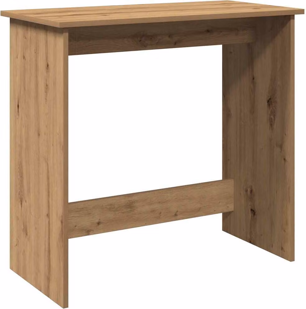Scrivania Rovere Artigianale 80x40x75 cm in Legno Multistrato