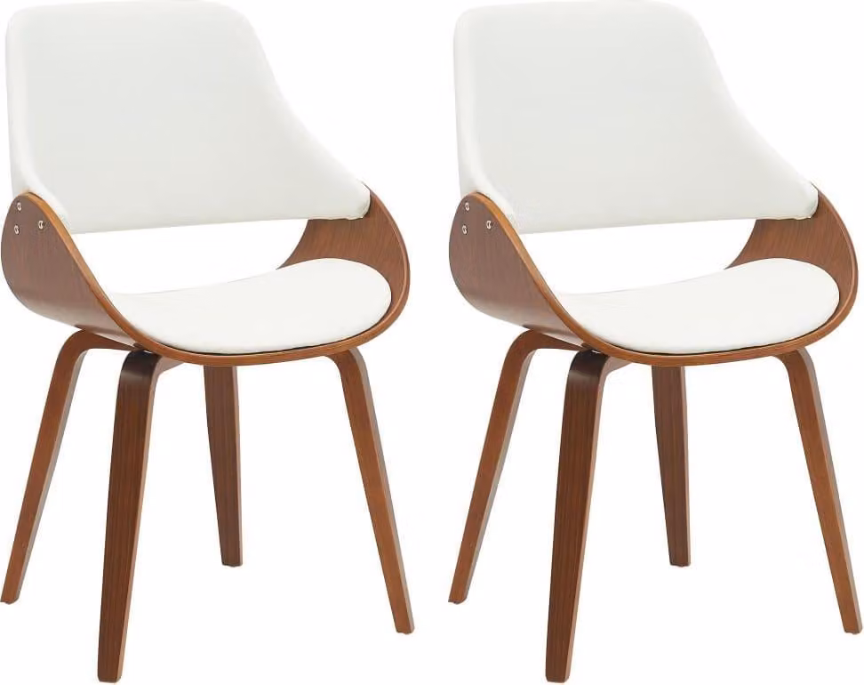 set di 2 sedie da pranzo - sedie da cucina - Similcuoio - comode e facili da pulire