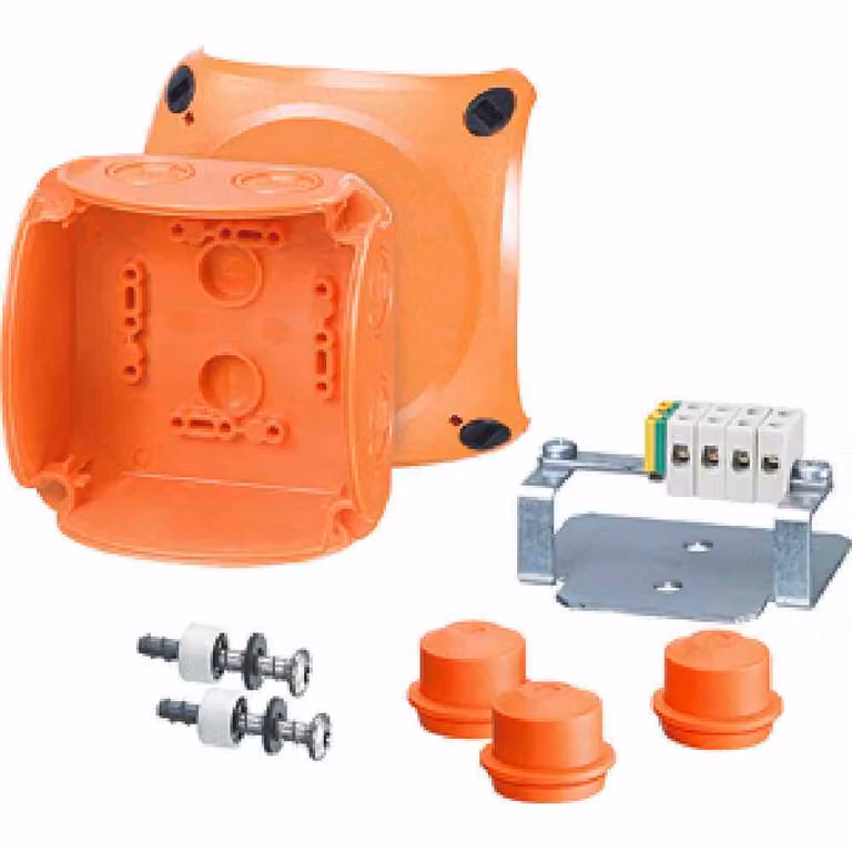 Scatola di giunzione Hensel per cavi da 1,5 e 2,5 mmq, a 5 poli FK 0402