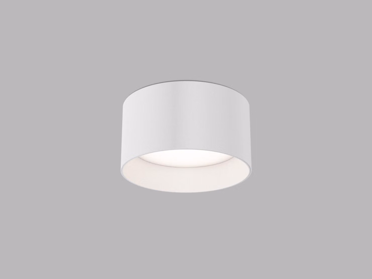 Apparecchio LED a soffitto ZETA ON CRI90 dimmerabile, Variante: ZETA ON S, Ø 120 mm x 64 mm, bianco, 15 W, 1350 lm, 3CCT, DALI