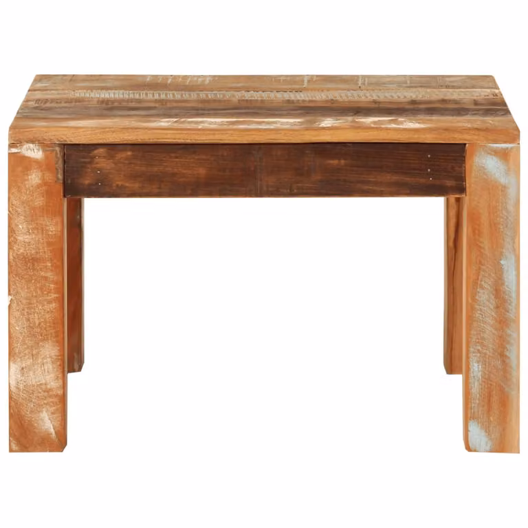 Tavolino 55x55x35 cm in legno massiccio di recupero
