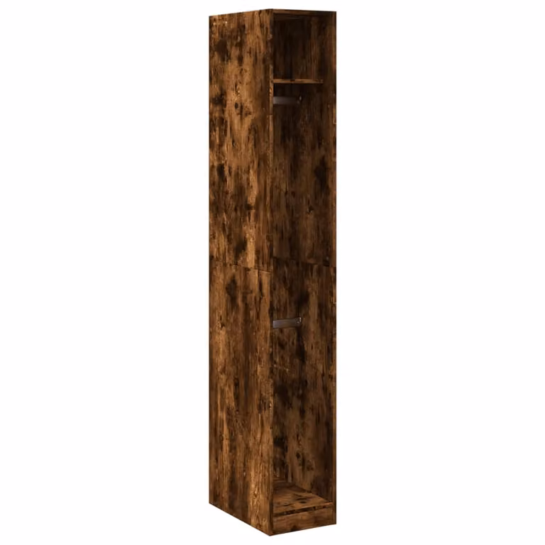 Armadio Rovere Fumo 30x50x200 cm in Legno Multistrato