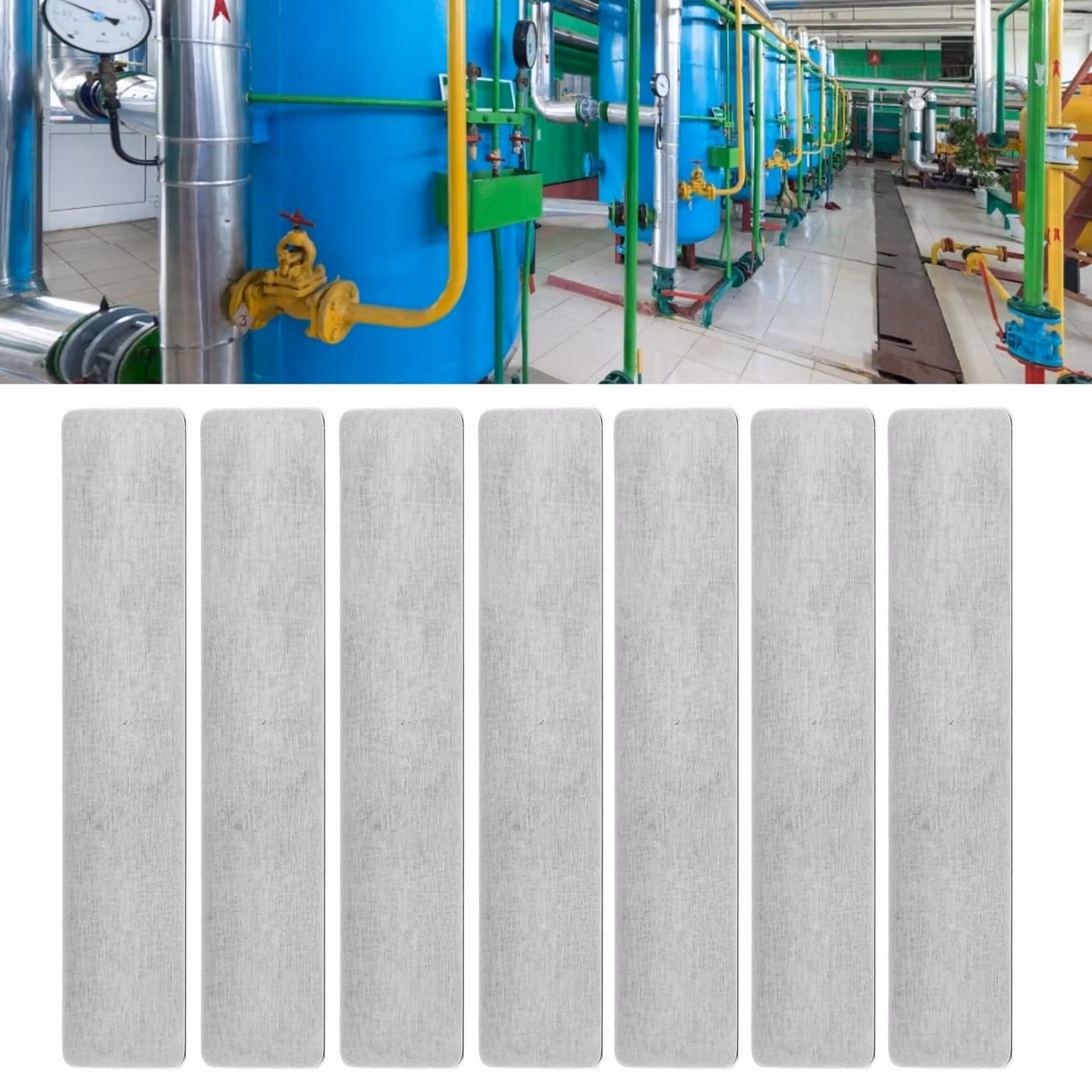 10 dischi valvola per compressore d'aria, piastra rettangolare in ghisa per cilindro da 51 mm, potenza 0,75-1,5 kW