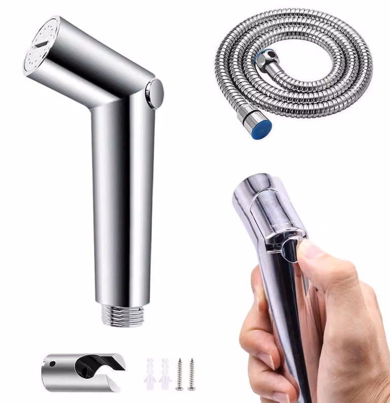 Set di doccetta manuale per bidet e uso in bagno