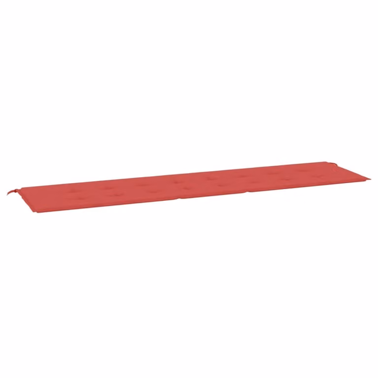 Cuscino per Panca Rosso 200x50x4 cm in Tessuto Oxford
